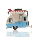 AR009 Classic Camper with photo frame  piggy bank  Metal 